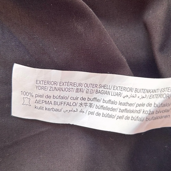 Zara Genuine Buffalo leather motorcycle jacket - Picture 5 of 8